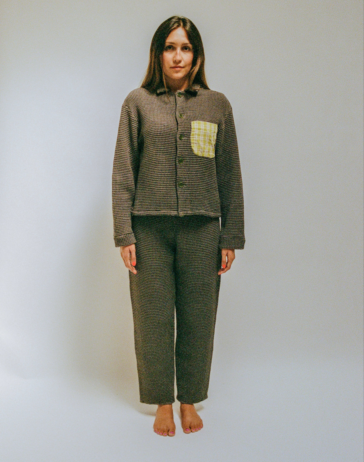 Waffle Cotton Pyjama Set